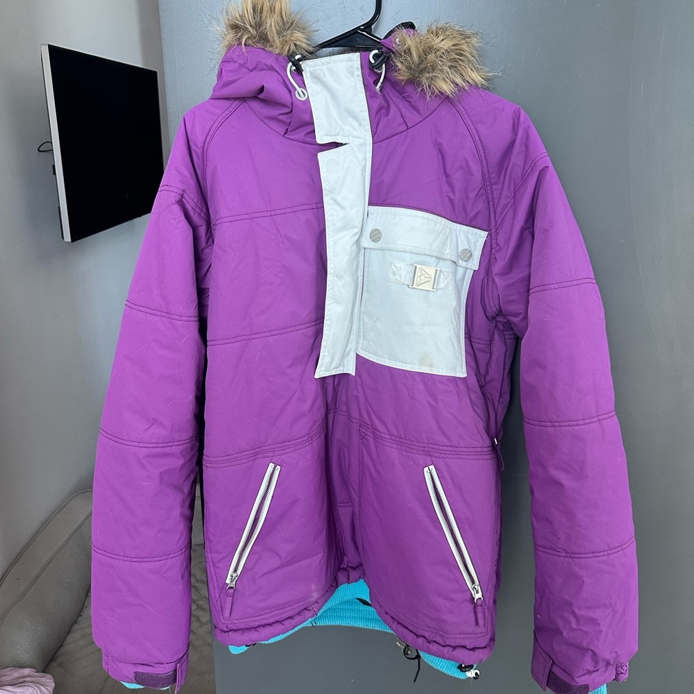 Puffy Anorak Ski Jacket